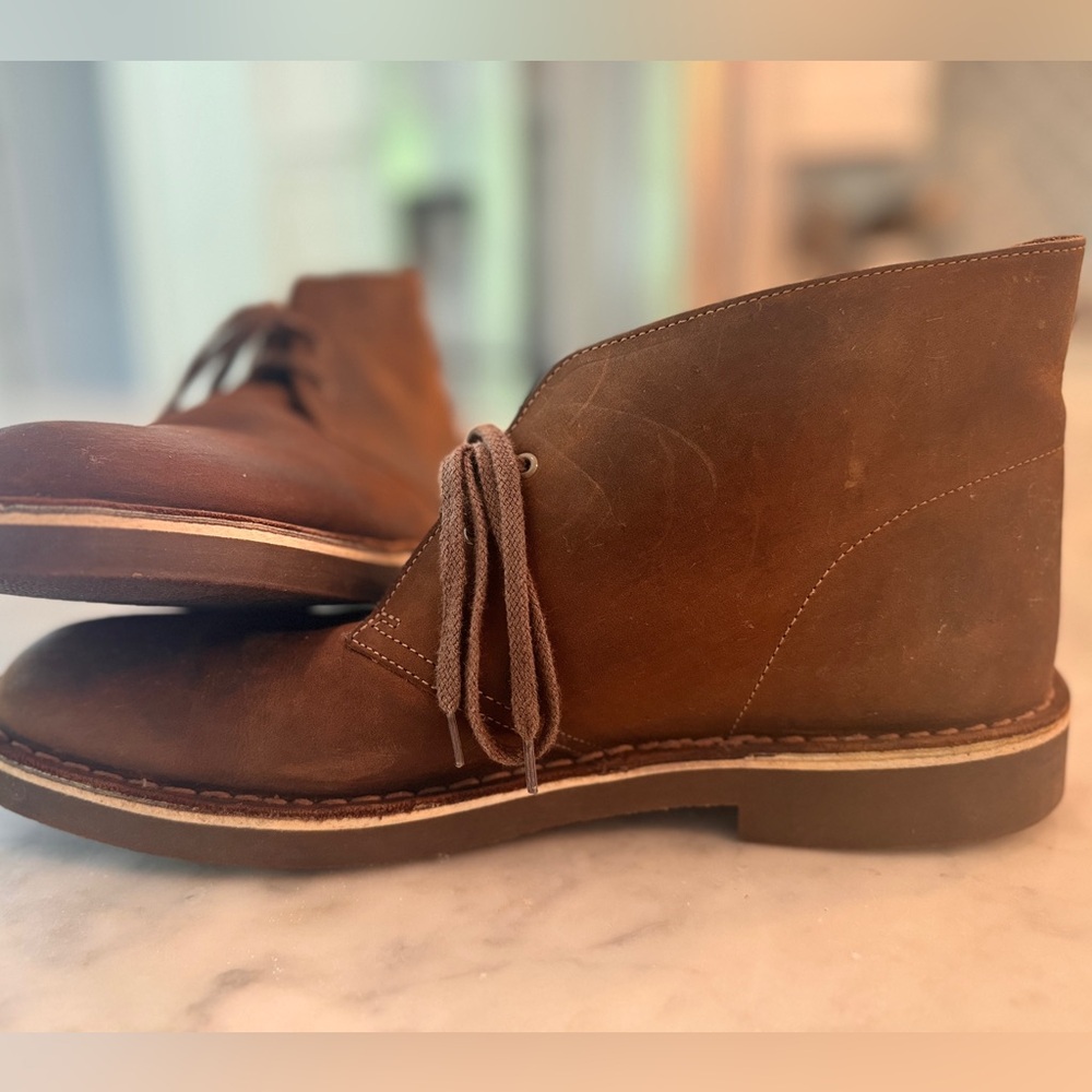 LIKE NEW! Clarks Desert Boots - Worn < 5 times.